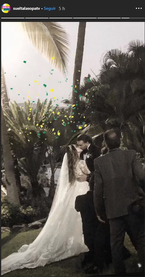 Dulce María y Paco Álvarez se casaron y tenemos las primeras fotos