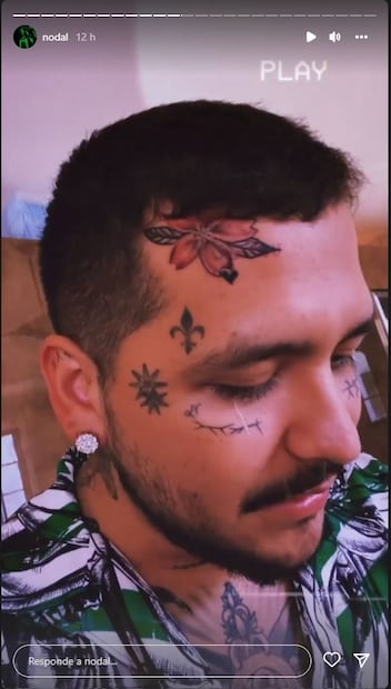 Christian Nodal: Cuánto pagó para taparse el último tatuaje en honor a Belinda