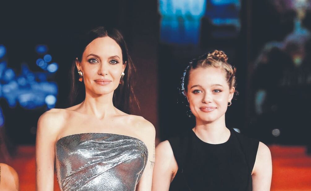 Angelina Jolie y su hija Shiloh Jolie-Pitt en el estreno de "The Eternals" en octubre de 2021 / EFE