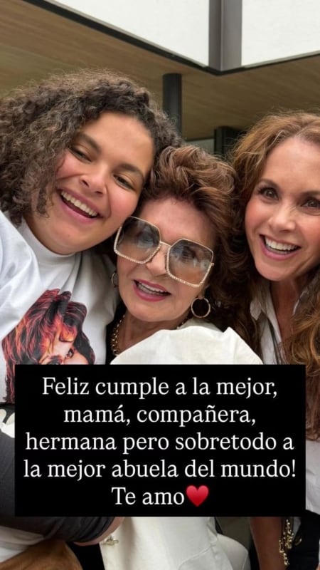 Lucero Mijares, Lucero León y Lucero / Foto: Instagram
