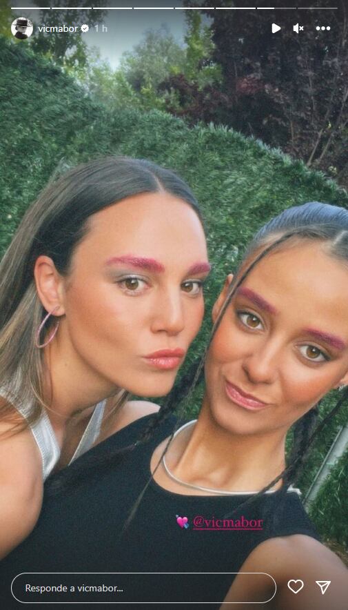 Cejas rosas, el nuevo look de Victoria Federica, hija de la infanta Elena
