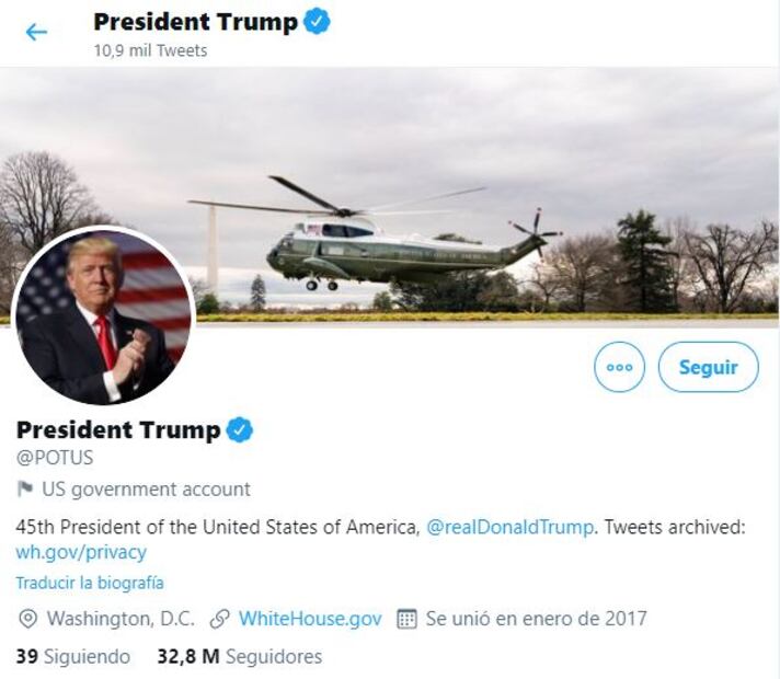 Twitter entregará las cuentas oficiales de la presidencia de Estados Unidos a Joe Biden  