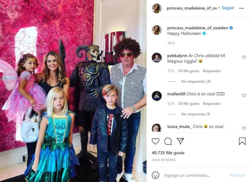 Las royals también celebran Halloween