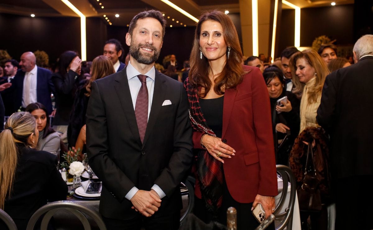 Embajador de Líbano en México George El Jallad Embajadora de Jordania en México Nadya Rasheet / Foto: Esteban Torreblanca