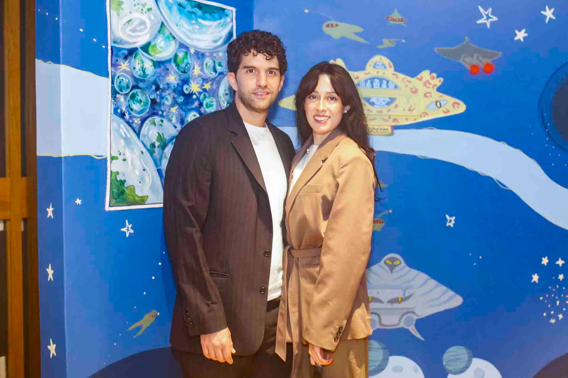 Federico Traba y Paulina Rubio. (Foto: Esteban Torreblanca)