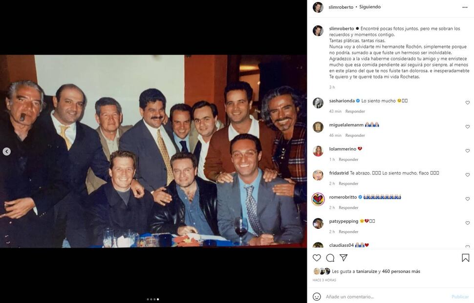 Bobby Slim recuerda con nostálgicas fotos al actor Enrique Rocha