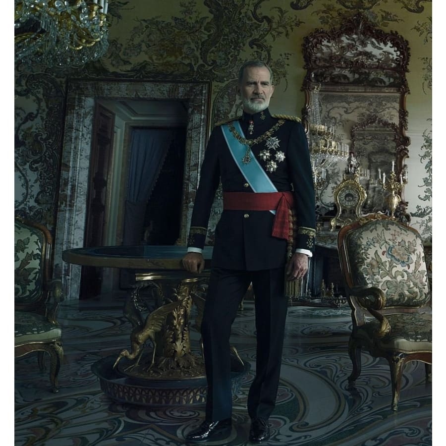 El rey Felipe VI y la reina Letizia de España / Foto: Banco de España - Annie Leibovitz