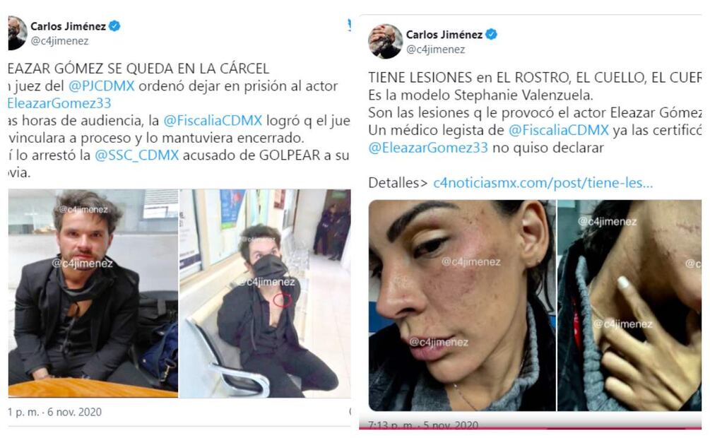 Eleazar Gómez se suma al movimiento feminista del 8 de marzo