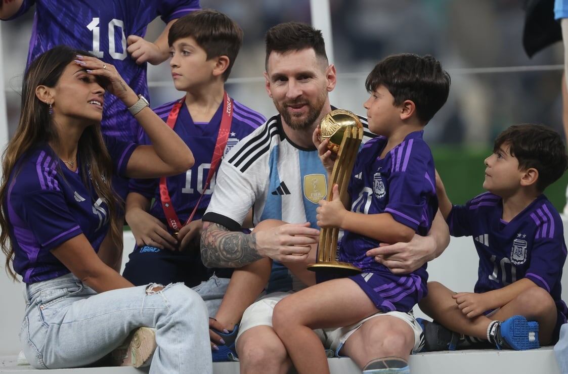 Todo lo que debes saber sobre los hijos de Lionel Messi, ganador del Mundial Qatar 2022