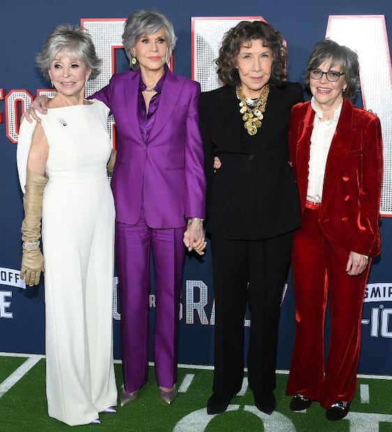 Jane Fonda, Sally Field y Rita Moreno, cautivadoras durante el estreno de la película de Tom Brady