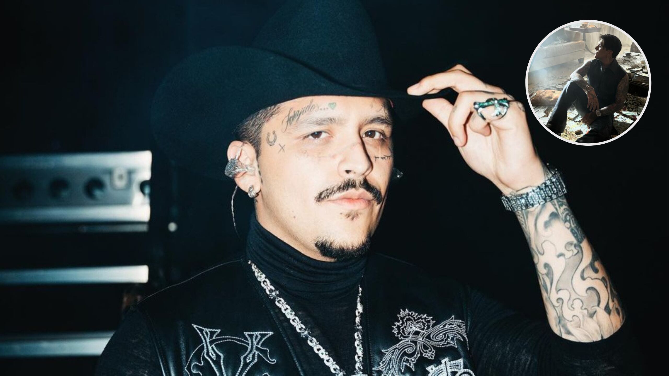 Christian Nodal: Así se ve la cara del cantante ya sin tatuajes; ¿por fin?