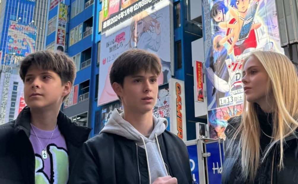 Andrés, Carlos y Loreto Peralta / Foto: Instagram
