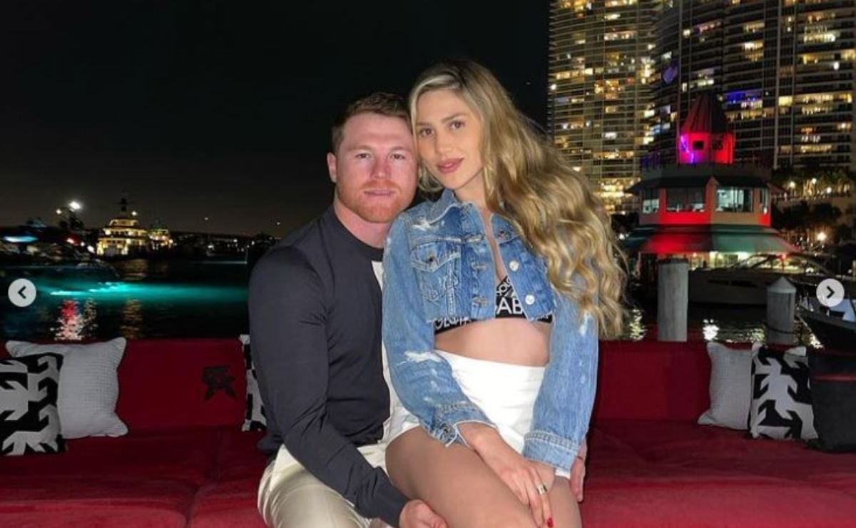 “Canelo” y Fernanda celebran su primer aniversario de bodas en Grecia