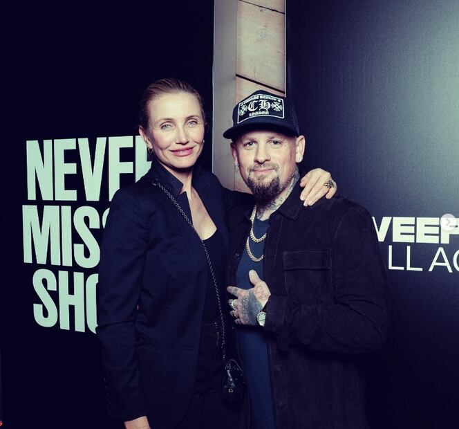 Cameron Diaz y Benji Madden/Instagram.