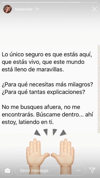 “Confío en el proceso de la vida”: la modelo vinculada a Peña Nieto rompe el silencio en Instagram