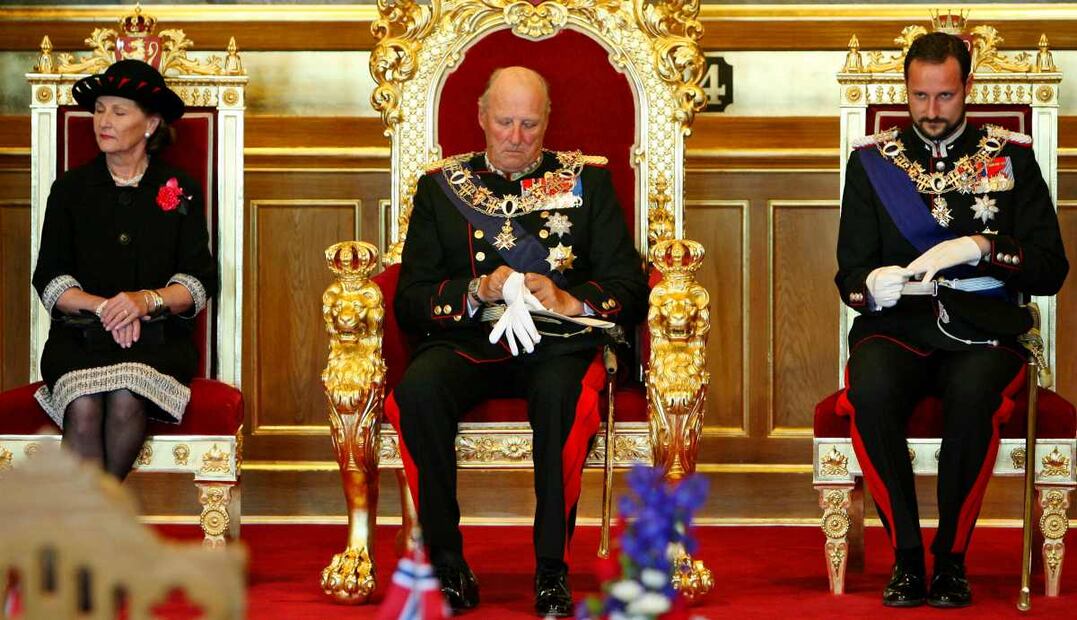El debilitado rey Harald de Noruega, contagiado de Covid-19