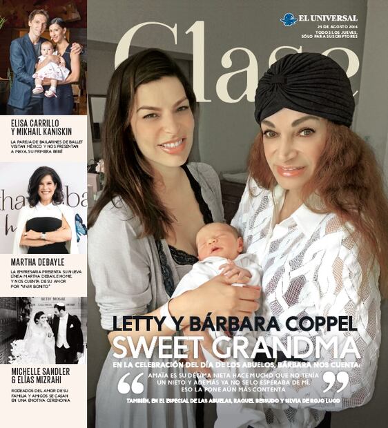 EN PORTADA: Letty y Bárbara Coppel posan con Amaïa
