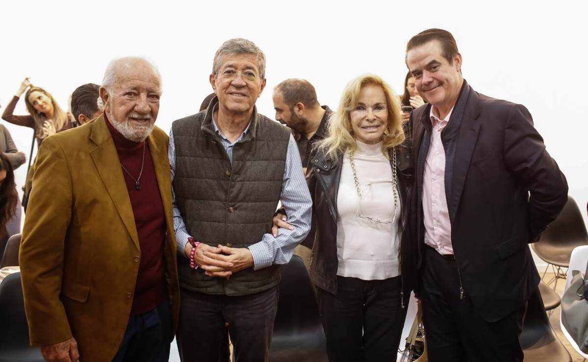 Marcos Fastlicht, Carlos Laviada, Stephie Kurian y Juan Domingo Beckmann  / Foto: Esteban Torreblanca