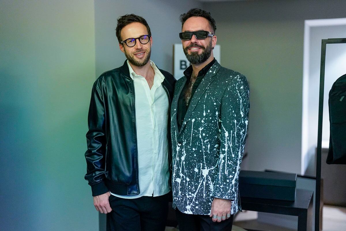 Juan Pablo González y JJ Powell. (Foto: Leonardo Gómez)