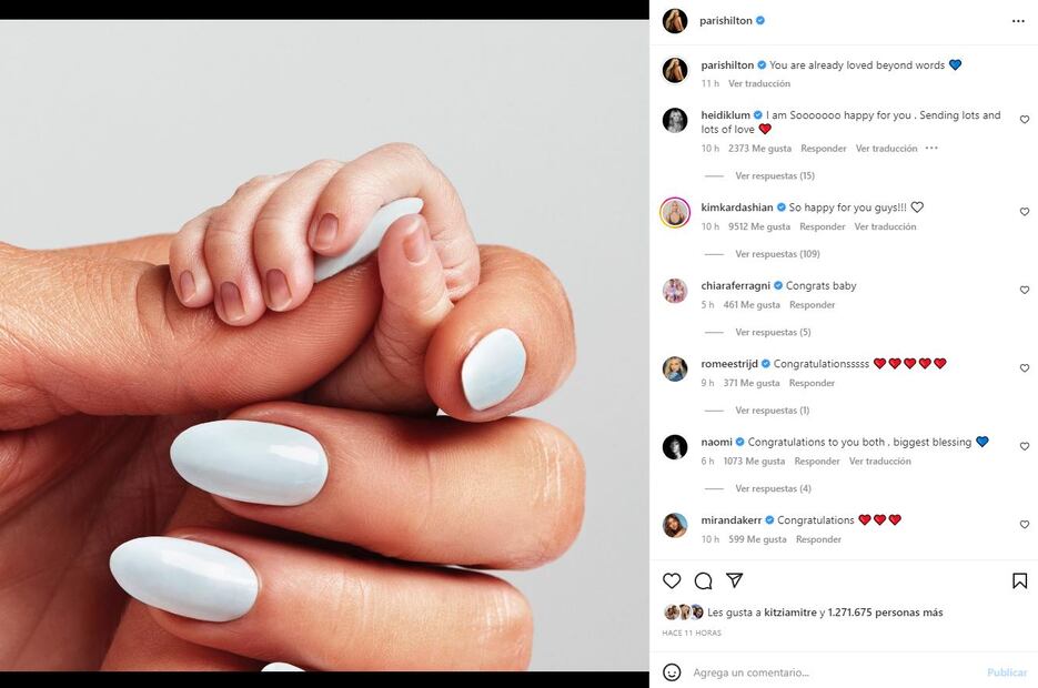 Paris Hilton se convierte en mamá de un niño a través de un vientre alquilado