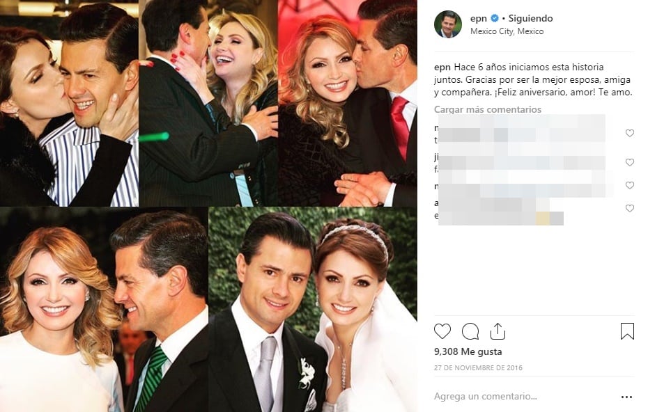 Así han cambiado los mensajes de amor entre EPN y Angélica Rivera con los años