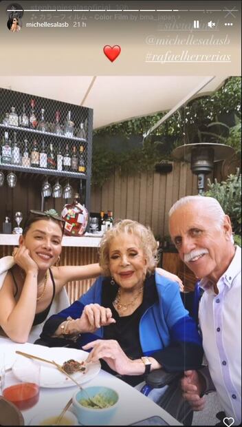 Silvia Pinal y Michelle Salas se reencuentran en la Ciudad de México