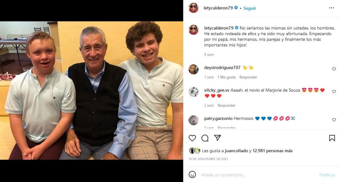 Lety Calderón orgullosa de que su hijo Luciano vaya a la universidad