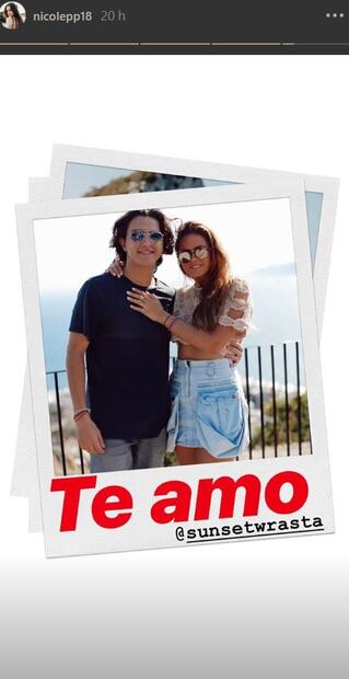Nicole Peña festeja a su novio más enamorada que nunca 