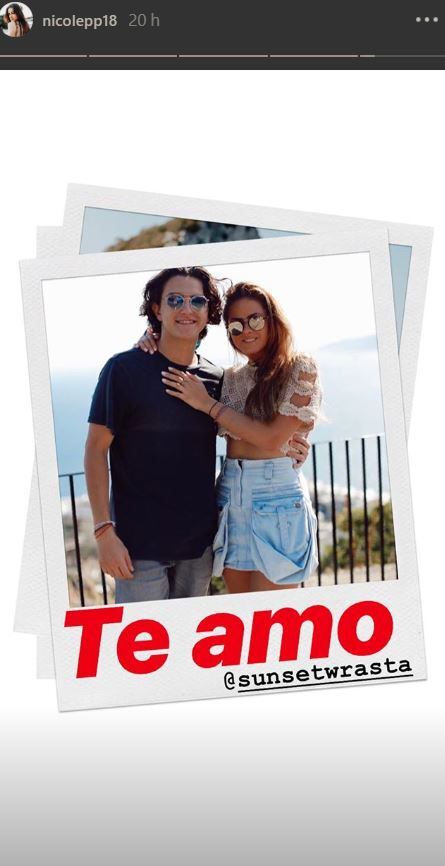 Nicole Peña festeja a su novio más enamorada que nunca 