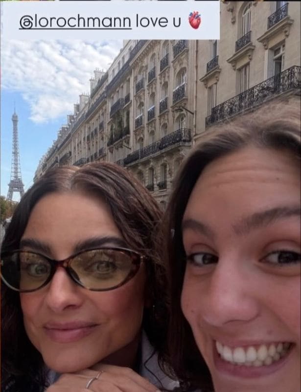 Aislinn Derbez y Lorenza Ochmann en Paris. (Foto: Instagram)
