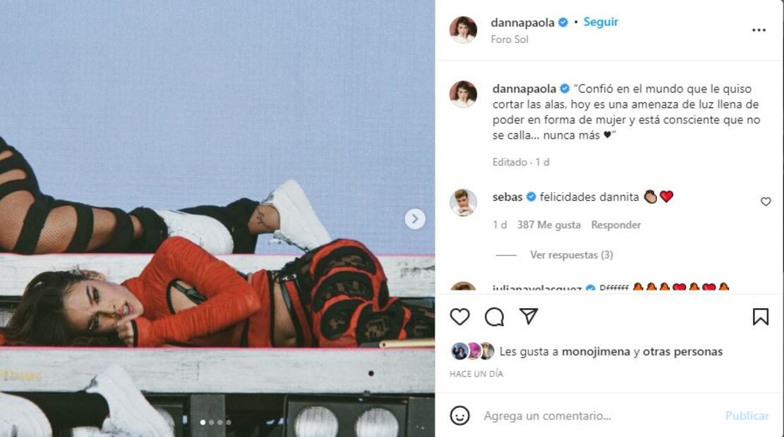 Danna Paola exige justicia en el caso de Debanhi Escobar