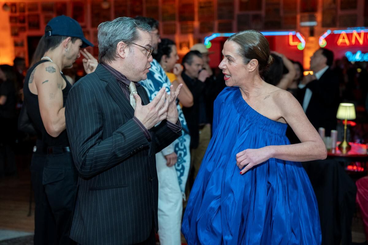 Carlos Carbajal y Ruth Ovseyevitz. (Foto: Héctor Arjona)