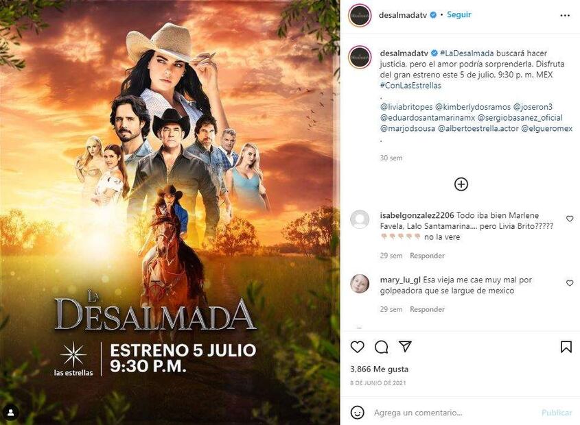 “La Desalmada”, telenovela de José Alberto Castro, es la más cara de Televisa
