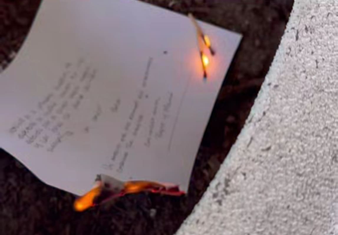 Carta escrita de Ana Brenda para su hijo / Foto: Instagram