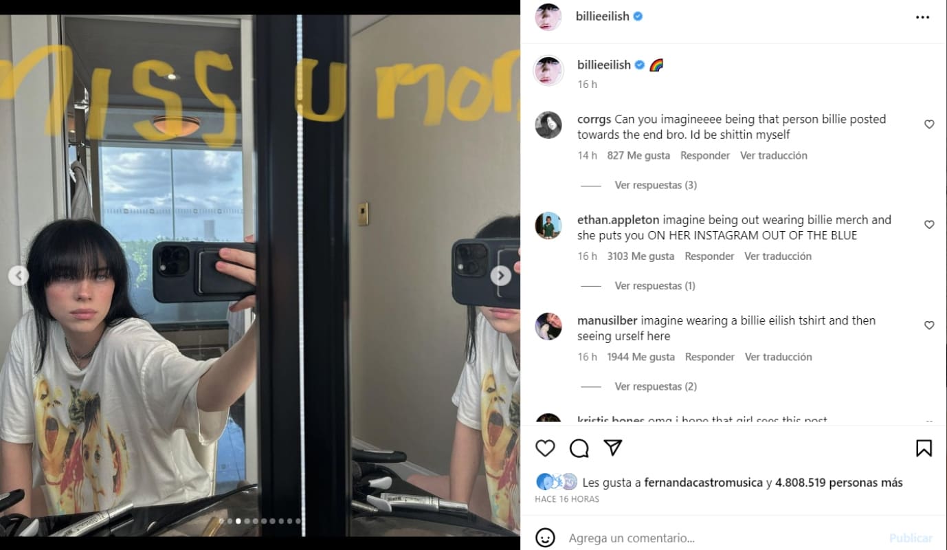 Instagram: @billieeilish