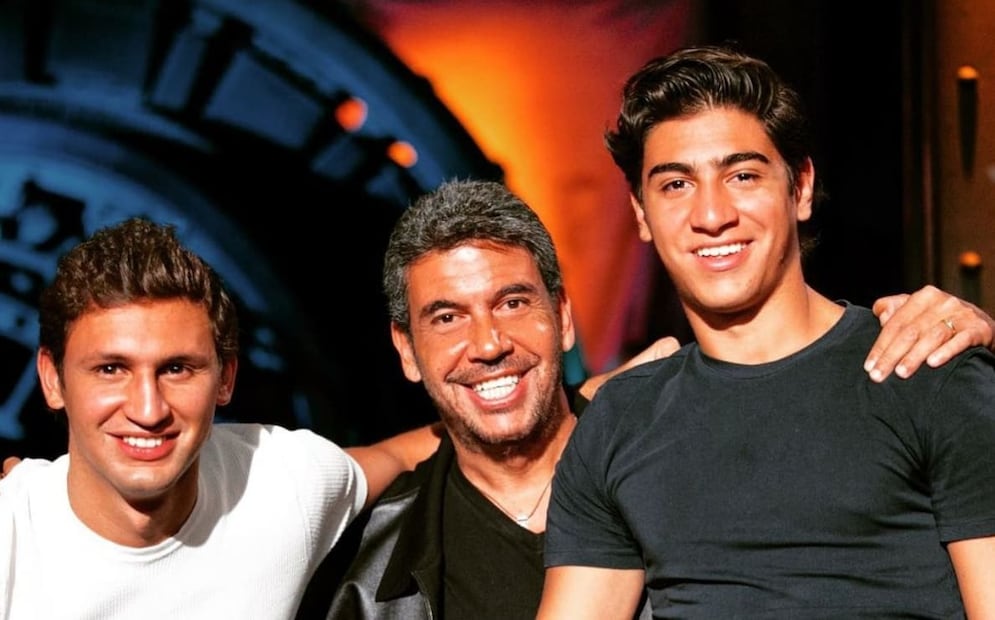 Arturo Elias Ayub con sus hijos Arturo y Alejandro / Foto: Instagram