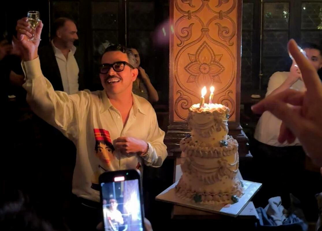 Manolo Caro en su fiesta de cumpleaños / Foto: Instagram