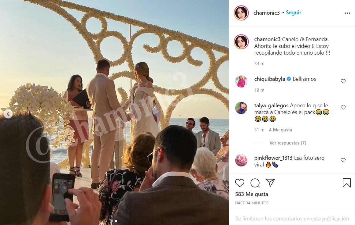 Saúl "Canelo" Álvarez y Fernanda Gómez ¡se casan por lo civil en Punta Mita!