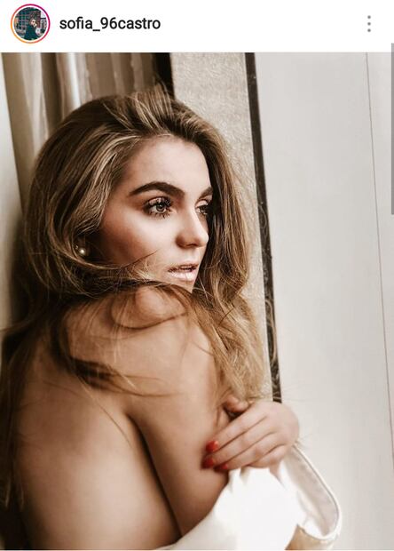 Sofía Castro comparte fotografías sensuales