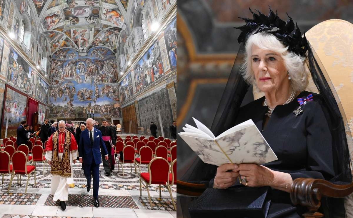 Los reyes de Inglaterra en la Capilla Sixtina / Fotos: Instagram @theroyalfamily