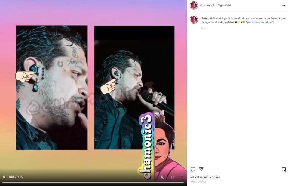 Christian Nodal se borra tatuajes de Belinda ¡Adiós!