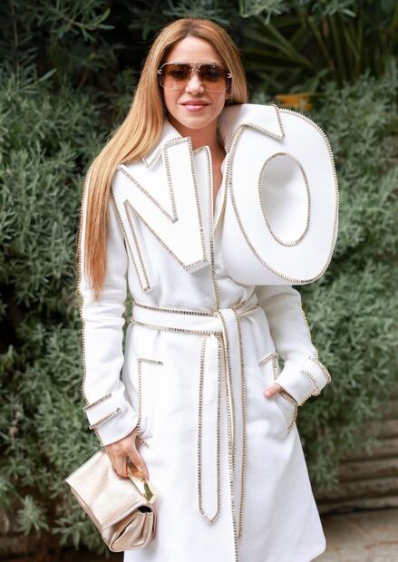Shakira en el desfile de Viktor & Rolf en la Semana de Alta Costura / Getty Images