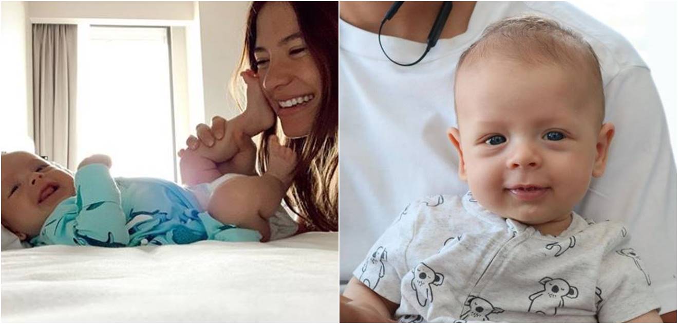 Noah, el bebé de 'Chicharito' y Sarah Kohan, está de visita en México