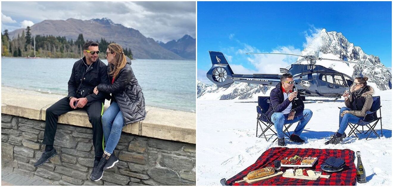 Jacky Bracamontes y Martín Fuentes celebran su 8 aniversario de bodas en Nueva Zelanda