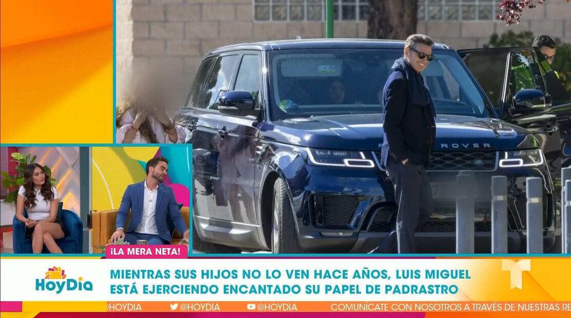Señalan a Luis Miguel por llevar a las hijas de Paloma Cuevas a la escuela