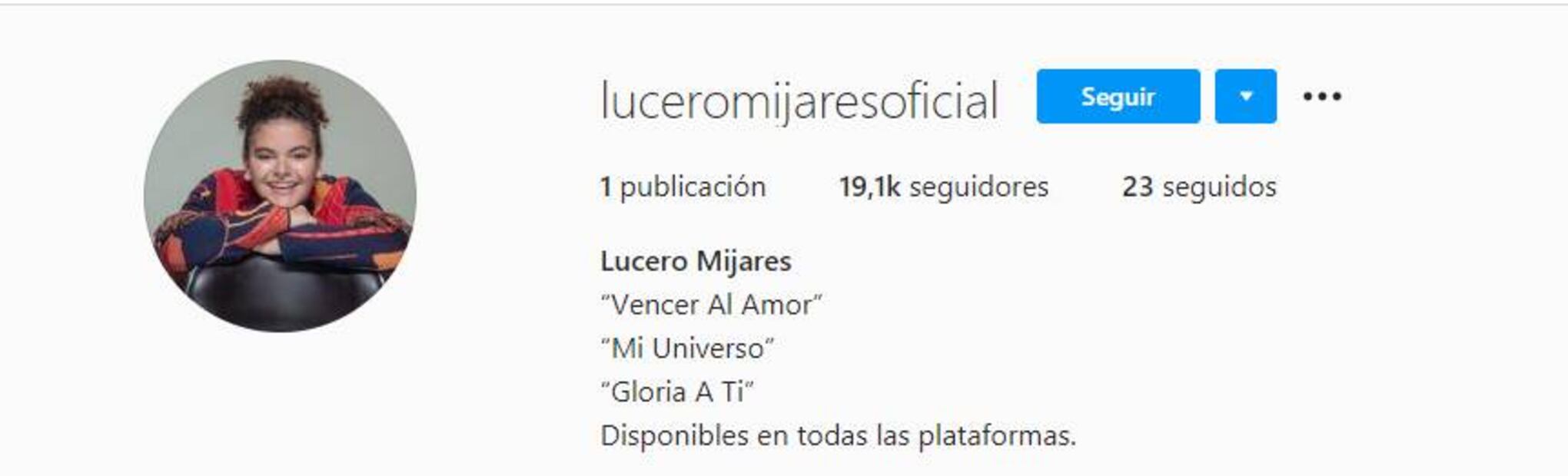La hija de Lucero y Mijares abre su cuenta de Instagram