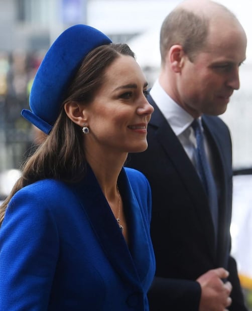 Sin la reina Isabel II, William y Kate presiden el Día de la Commonwealth