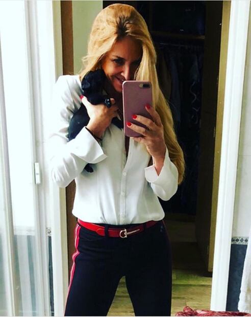 Ella es Kalusha, la mascota de Mariana Rivas
