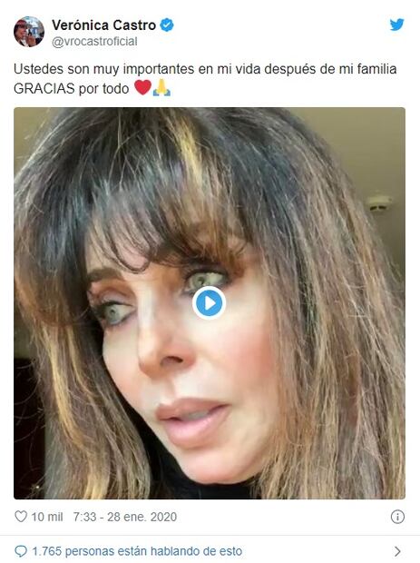 "Te pido por esas personas que mandé a la #$%&": Verónica Castro publica indirecta en Instagram
