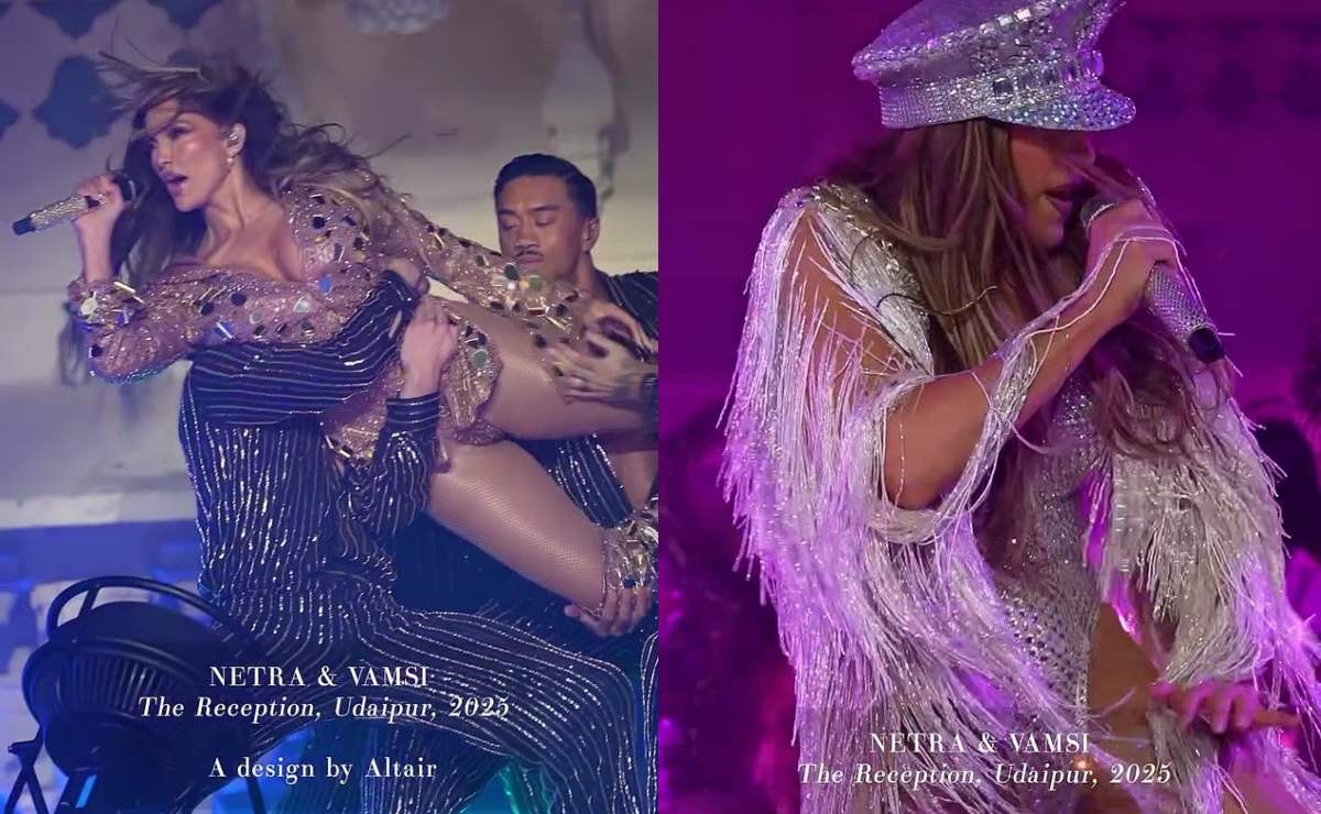 Jennifer Lopez asistió a la lujosa boda de Netra Mantena y Vamsi Gadiraju / Foto: Instagram @altair_decor